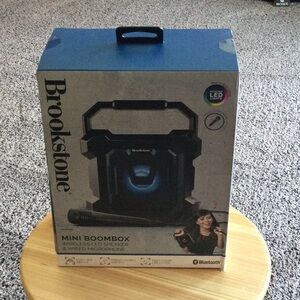 NWT Brookstone Mini Boombox